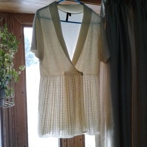 button waist Sweater